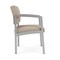Lesro Lenox Steel Guest Chair, Stone (Beige) Seat, Stone Back, 22.5 W 24.5 L 32 H, Vinyl Seat LS1101 - alternate 2